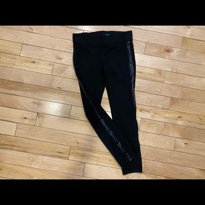Fashionable faux leather leggings